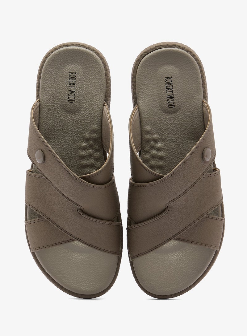 Robert Wood Mens Arabic OMANI Fashion Slipper - Image 2